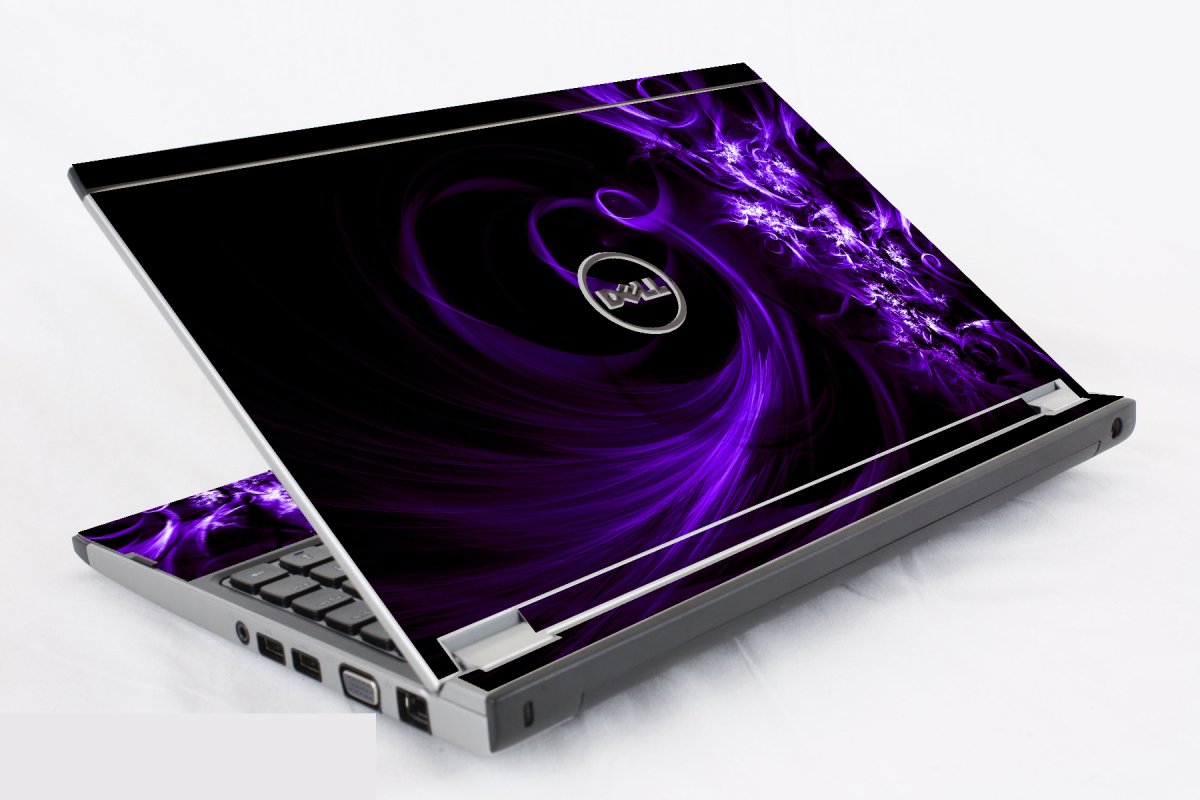 Dell Latitude E3300 PURPLE SPIRAL Laptop Skin