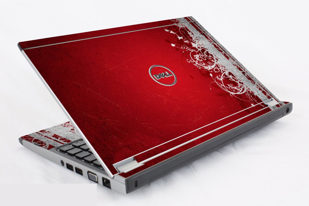Dell Latitude E3300 RED GRUNGE Laptop Skin
