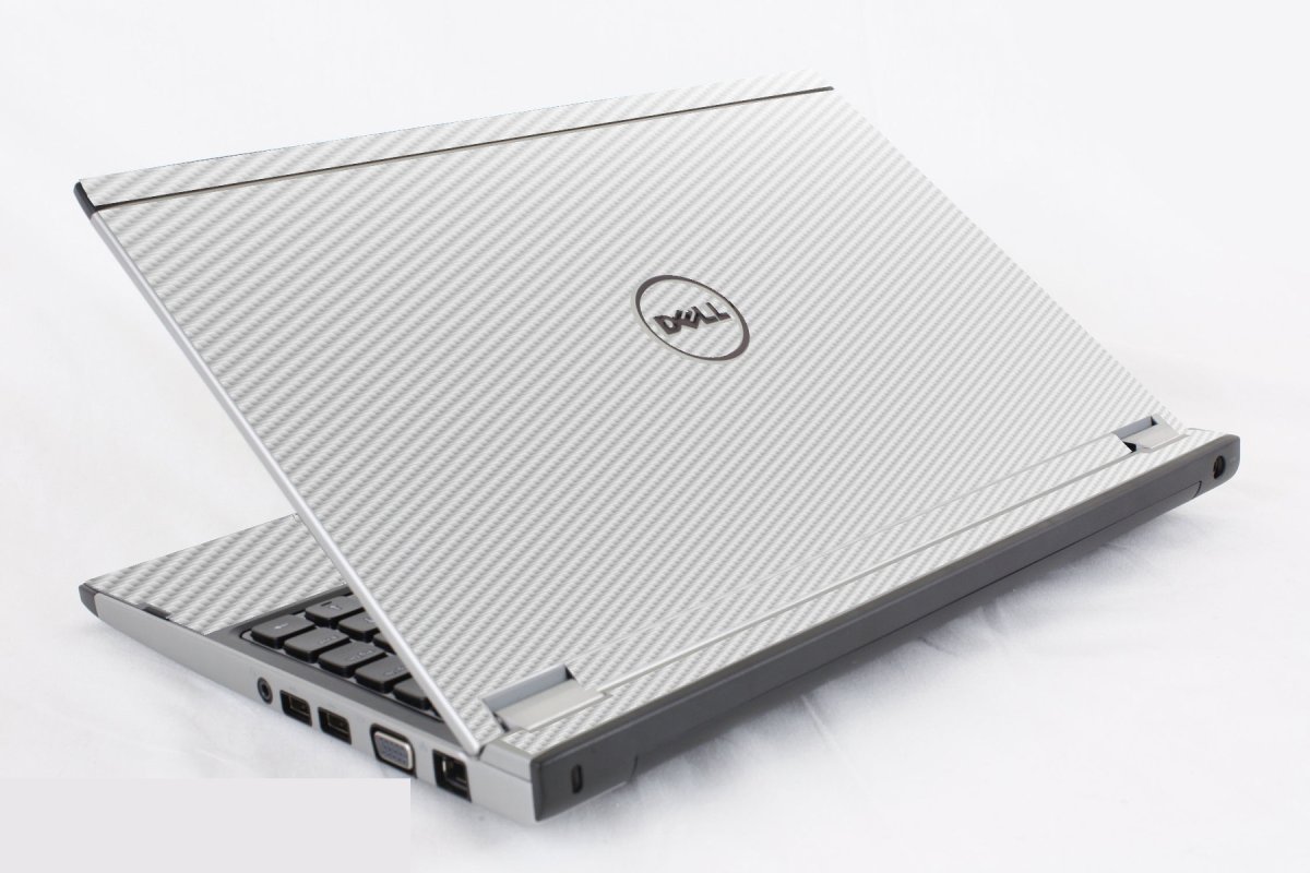 Dell Latitude E3300 WHITE CARBON FIBER Laptop Skin