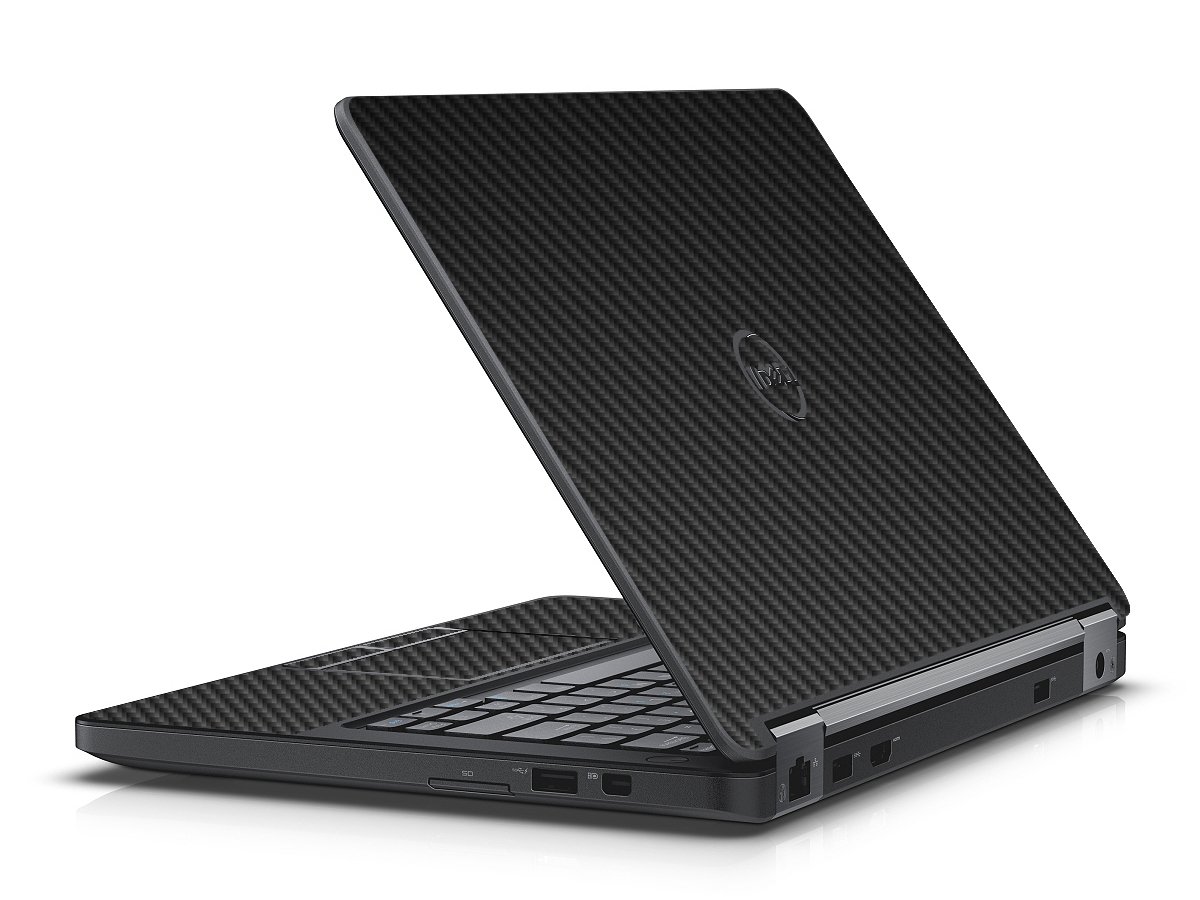 Dell Latitude E5250 BLACK CARBON FIBER Laptop Skin