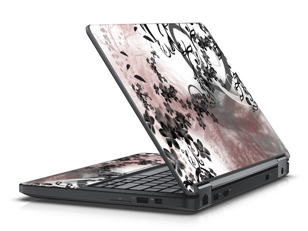 Dell Latitude E5250 FLOWERS AND UMBRELLAS Laptop Skin