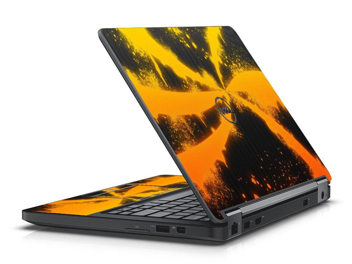 Dell Latitude E5250 ORANGE TWIST Laptop Skin