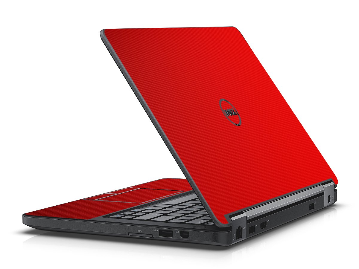 Dell Latitude E5250 RED CARBON FIBER Laptop Skin