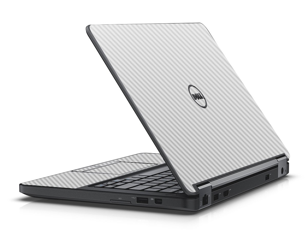 Dell Latitude E5250 WHITE CARBON FIBER Laptop Skin