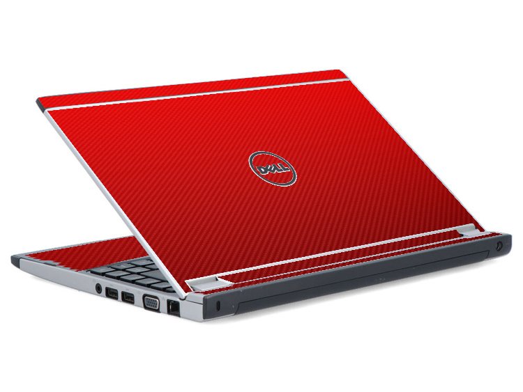 Dell Latitude 3330 RED CARBON FIBER Laptop Skin