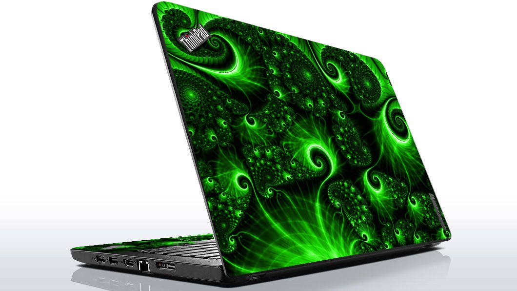 ThinkPad E460 GREEN SWIRLS Laptop Skin