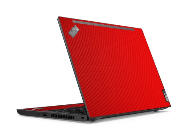 IBM/Lenovo ThinkPad L14 G1 RED CARBON FIBER Laptop Skin