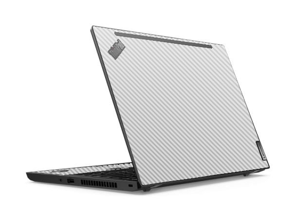 IBM/Lenovo ThinkPad L14 G1 WHITE CARBON FIBER Laptop Skin