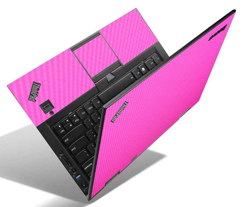 IBM/Lenovo ThinkPad X1 Hybrid PINK CARBON FIBER Laptop Skin