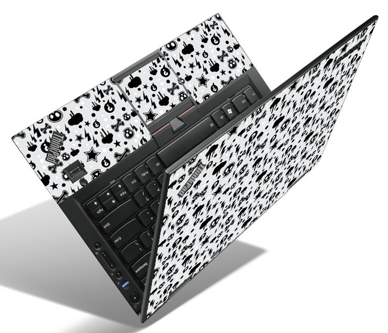 IBM/Lenovo ThinkPad X1 Hybrid PUNK ROCK PATTERN Laptop Skin