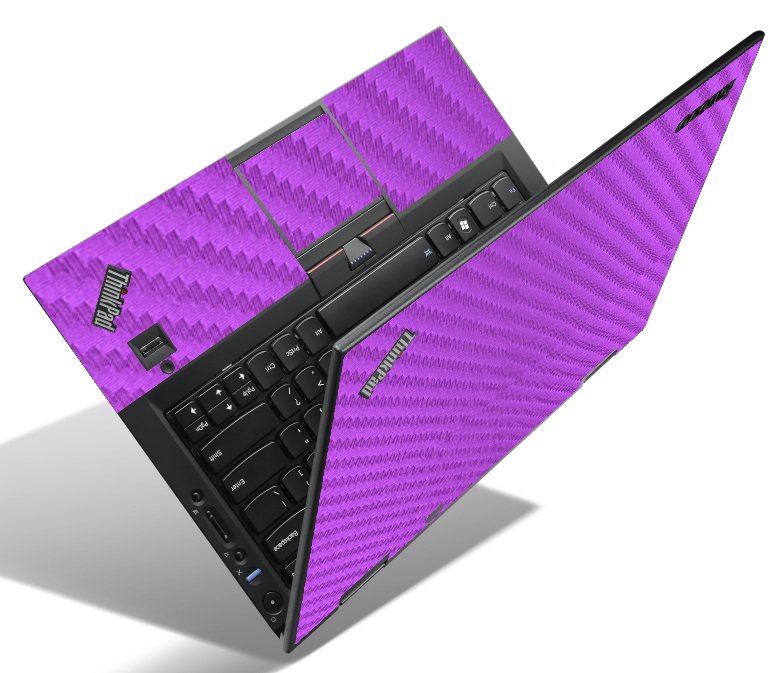 IBM/Lenovo ThinkPad X1 Hybrid PURPLE CARBON FIBER Laptop Skin