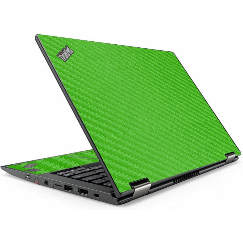 ThinkPad Yoga X380 GREEN CARBON FIBER Laptop Skin