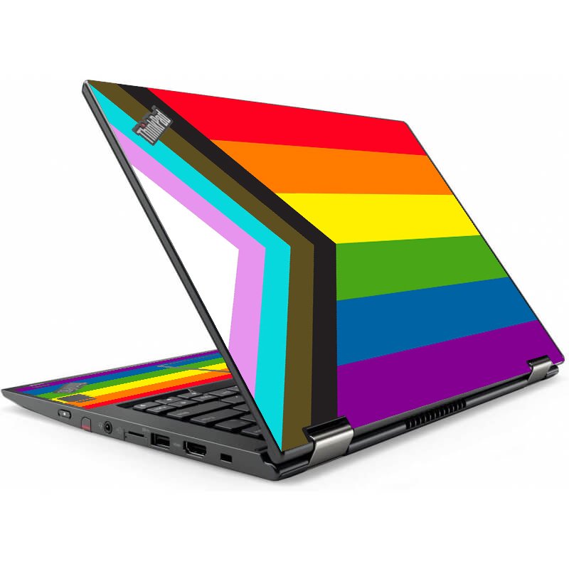 ThinkPad Yoga X380 PROGRESSIVE PRIDE FLAG Laptop Skin