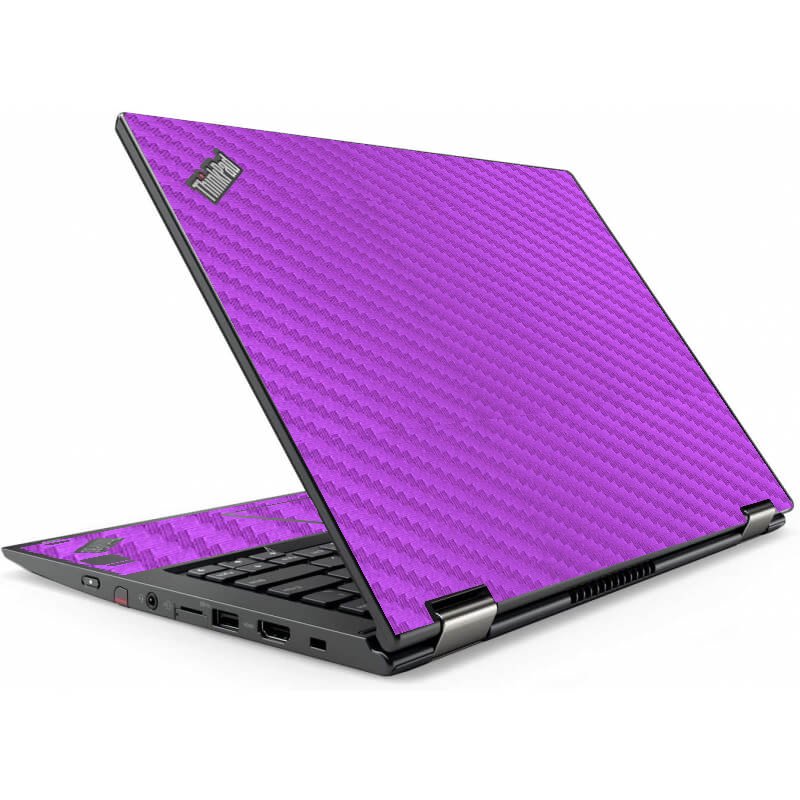 ThinkPad Yoga X380 PURPLE CARBON FIBER Laptop Skin