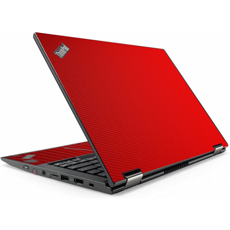 ThinkPad Yoga X380 RED CARBON FIBER Laptop Skin