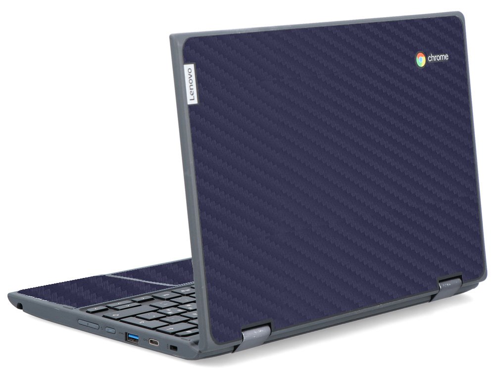 IBM/Lenovo Chromebook 500e G2 BLUE CARBON FIBER Laptop Skin