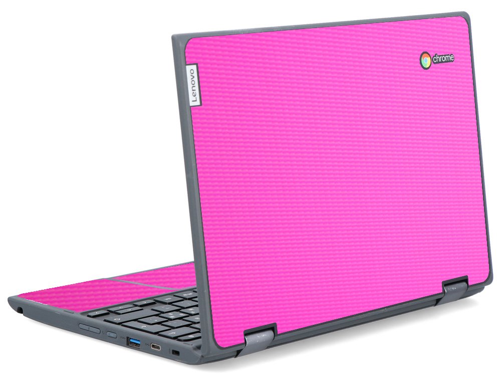 IBM/Lenovo Chromebook 500e G2 PINK CARBON FIBER Laptop Skin
