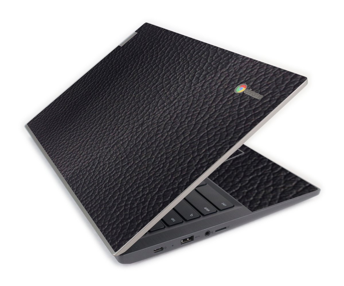 IBM/Lenovo Chromebook 14e G1 BLACK LEATHER Laptop Skin