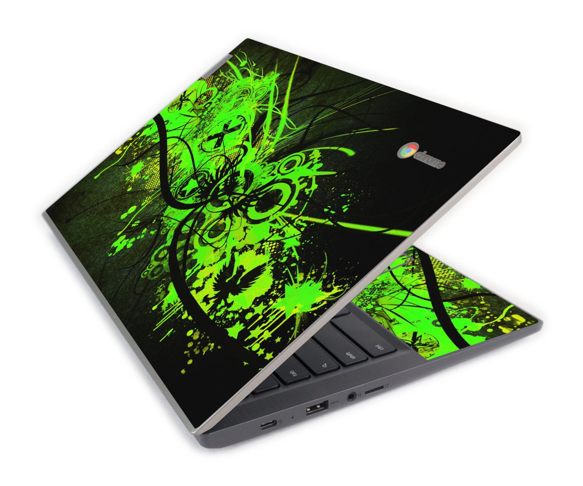 IBM/Lenovo Chromebook 14e G1 GRAFFITI GREEN  Laptop Skin