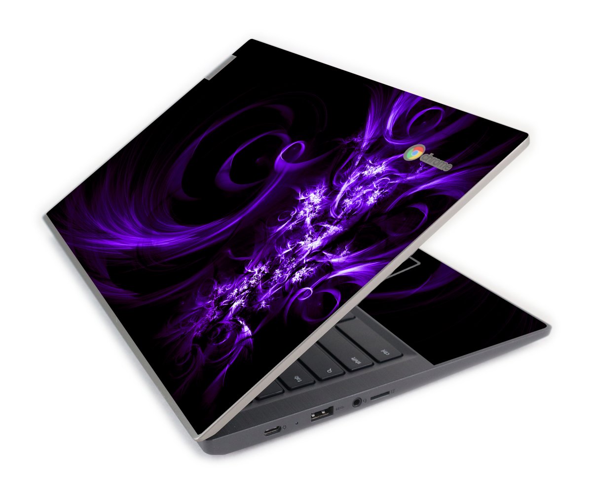 IBM/Lenovo Chromebook 14e G1 PURPLE SPIRAL Laptop Skin