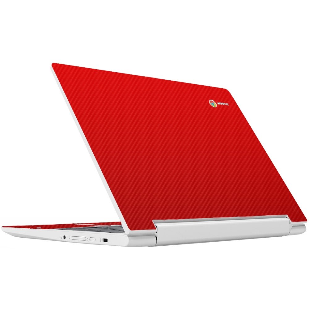 IBM/Lenovo Chromebook C330 RED CARBON FIBER Laptop Skin