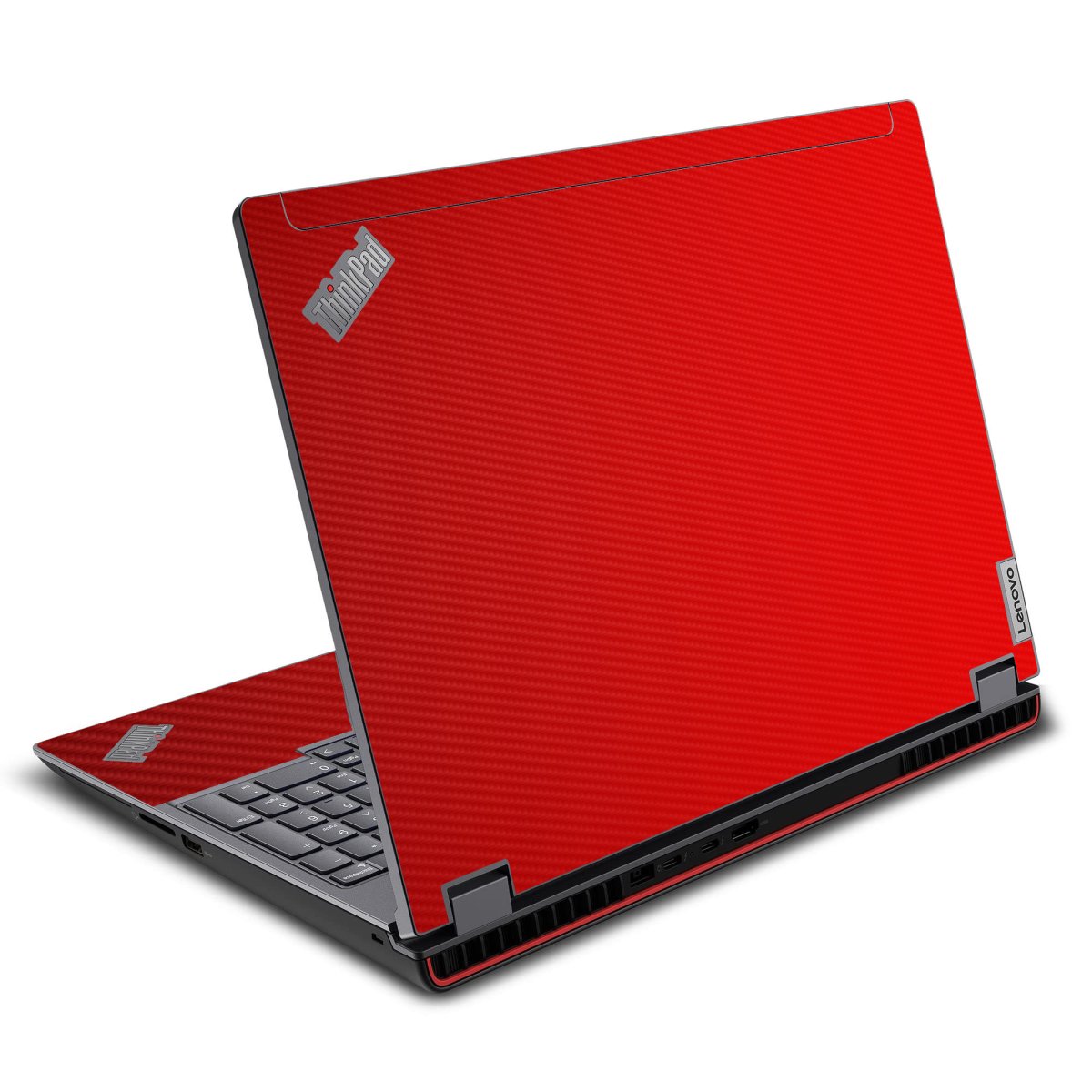 ThinkPad P16 G1 RED CARBON FIBER Laptop Skin
