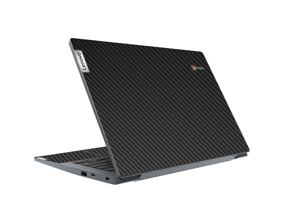 IdeaPad 3 Chromebook 14IGL05 BLACK CARBON FIBER Laptop Skin