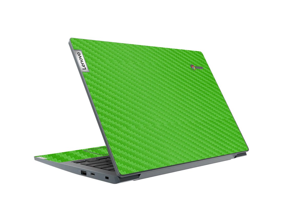 IdeaPad 3 Chromebook 14IGL05 GREEN CARBON FIBER Laptop Skin