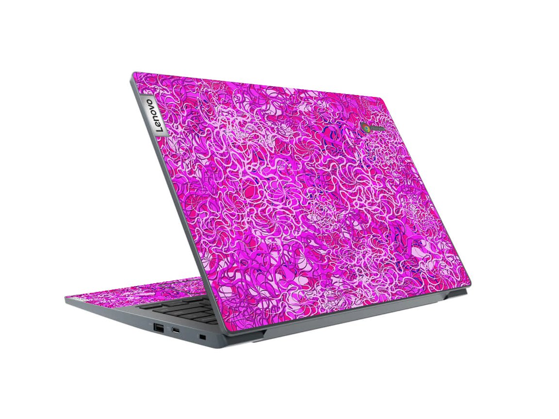 IdeaPad 3 Chromebook 14IGL05 OCEAN BOTTOM FLOWERS Laptop Skin