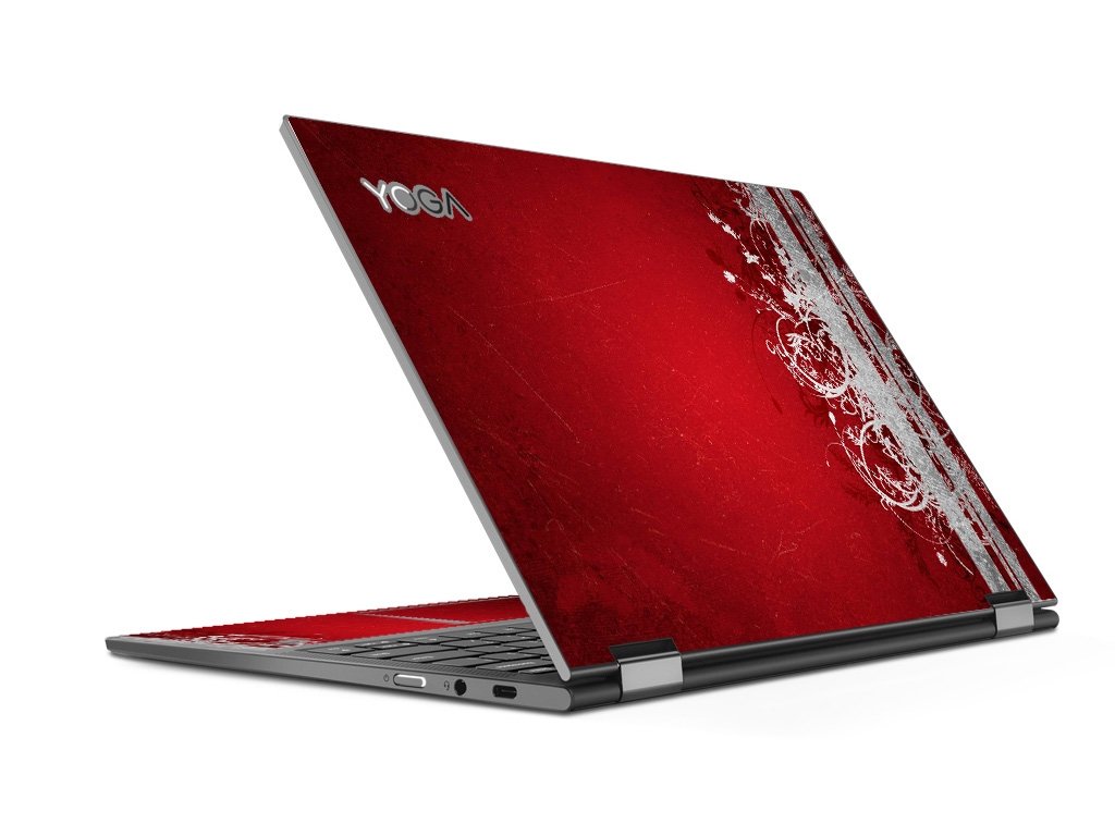 YOGA C630-13Q50 RED GRUNGE Laptop Skin