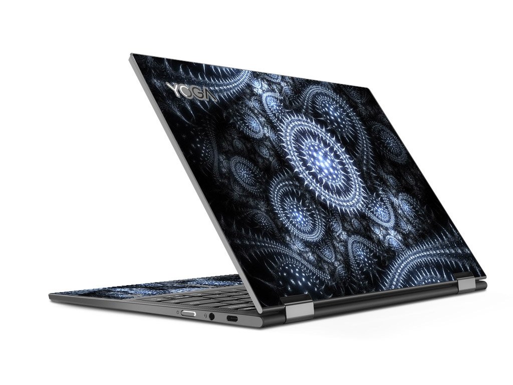 YOGA C630-13Q50 SILVER ABSTRACT Laptop Skin