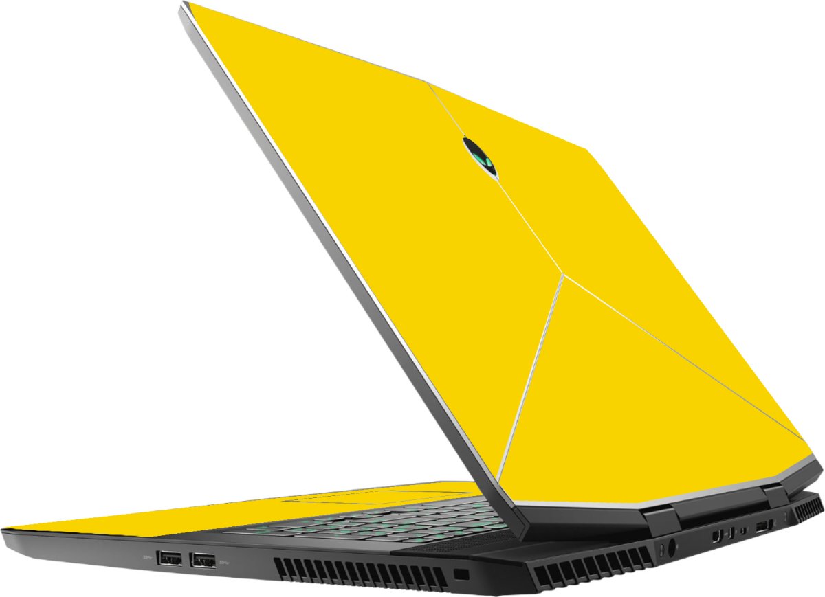Alienware M17X R5 YELLOW Laptop Skin