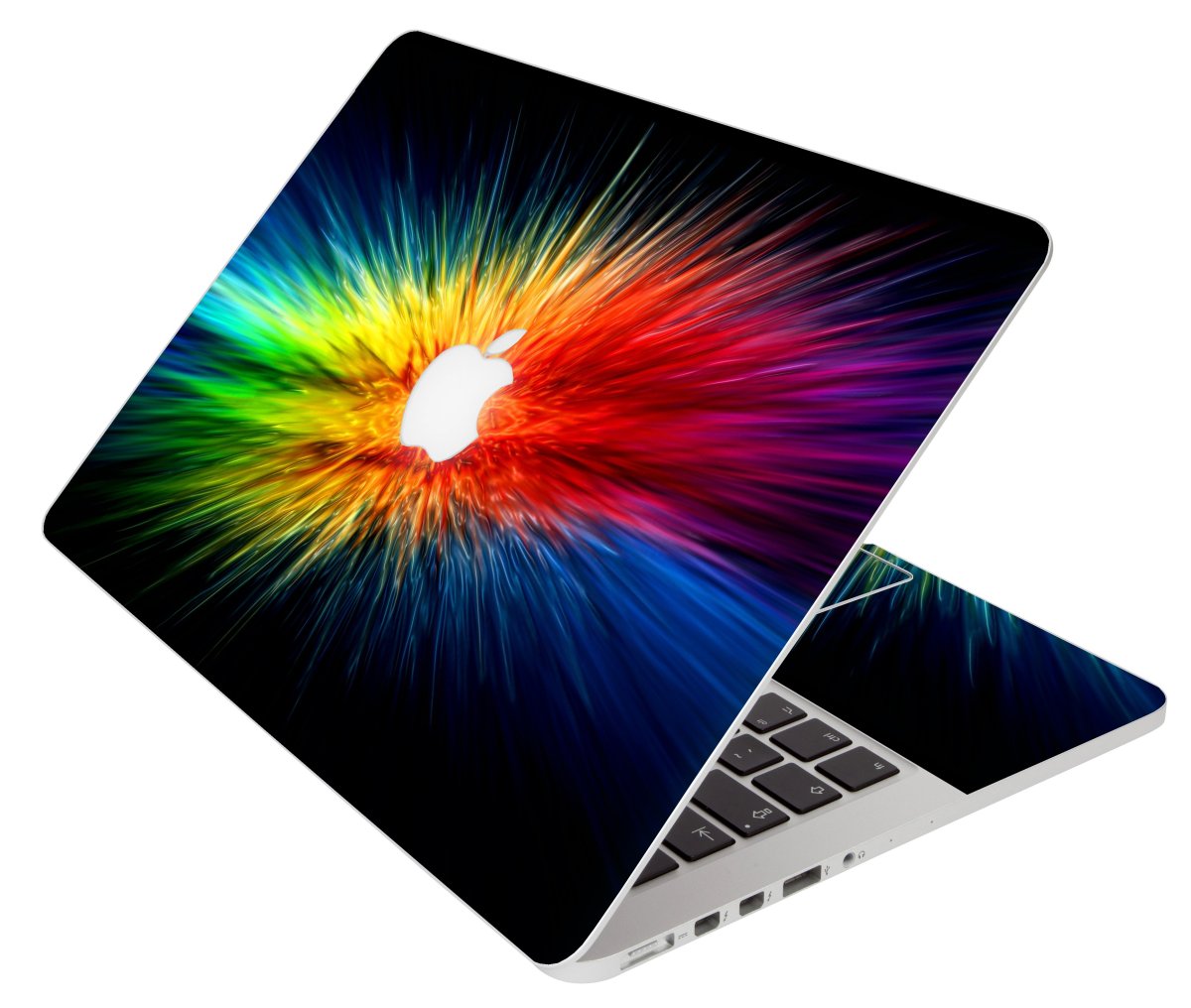 Rainbow Burst Apple Macbook Air 13 A1466 Laptop Skin