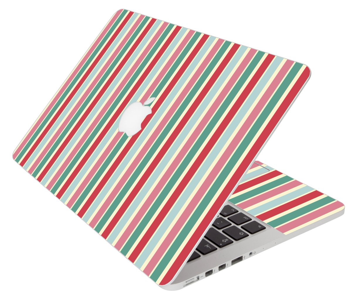 Gum Stripes Apple Macbook Original 13 A1181 Laptop Skin