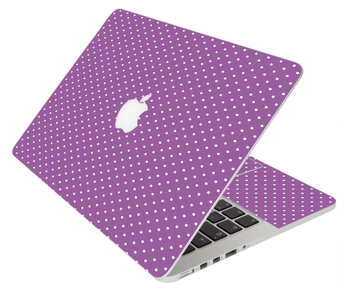 Purple Polka Dot Apple Macbook Original 13 A1181 Laptop Skin