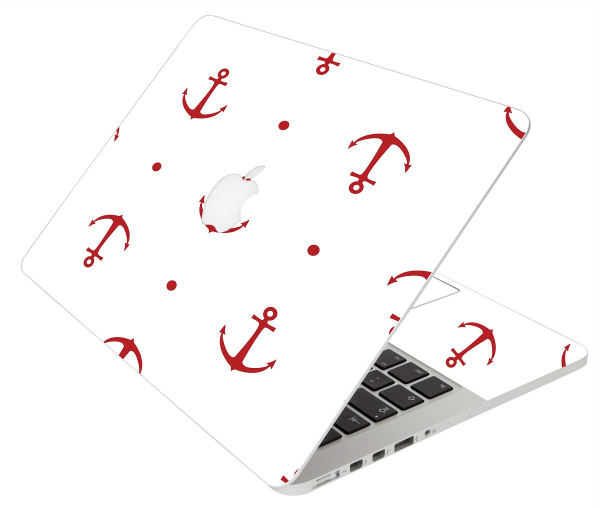 Red Anchor Apple Macbook Original 13 A1181 Laptop Skin