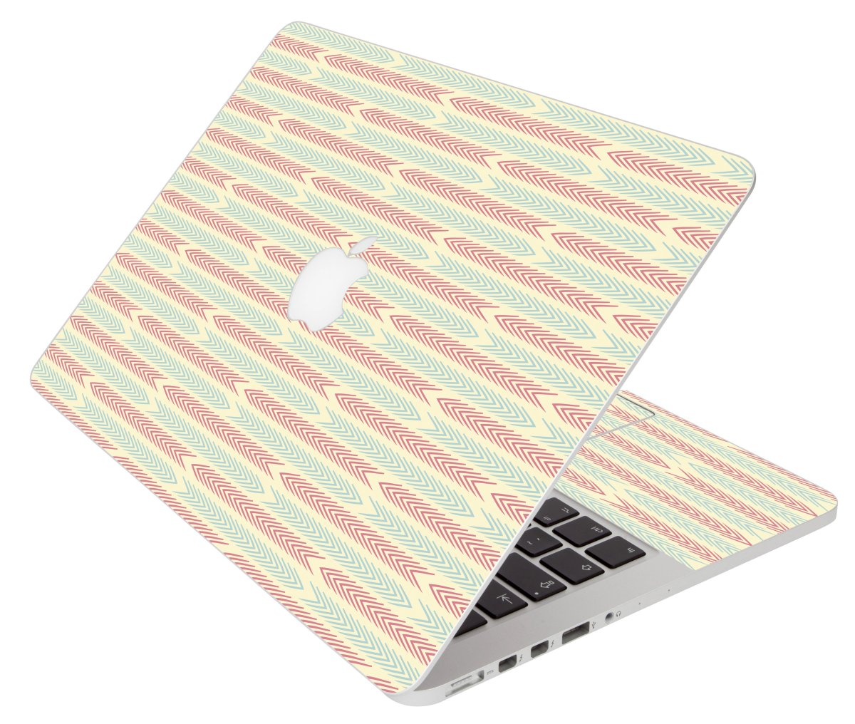 Crazy Circus Stripes Apple Macbook Pro 13 A1278 Laptop Skin