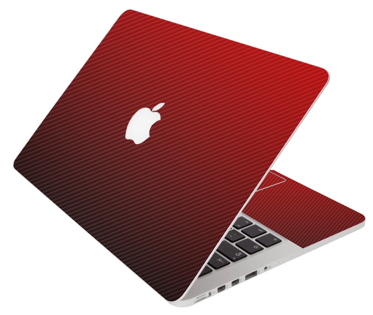 Apple MacBook Pro 13 A1989 RED CARBON FIBER Laptop Skin