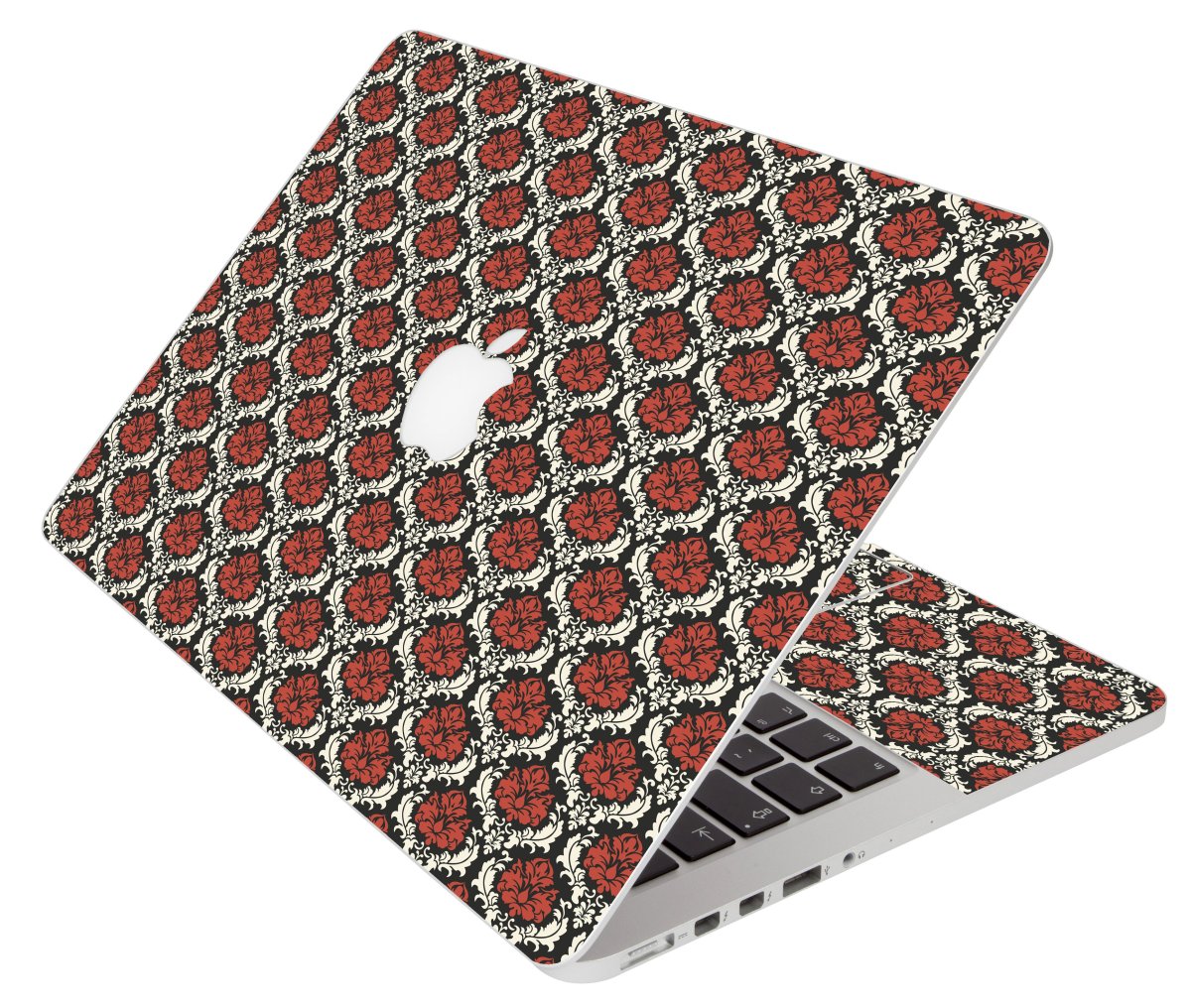 Red Black 5 Apple Macbook Pro 15 A1286 Laptop Skin