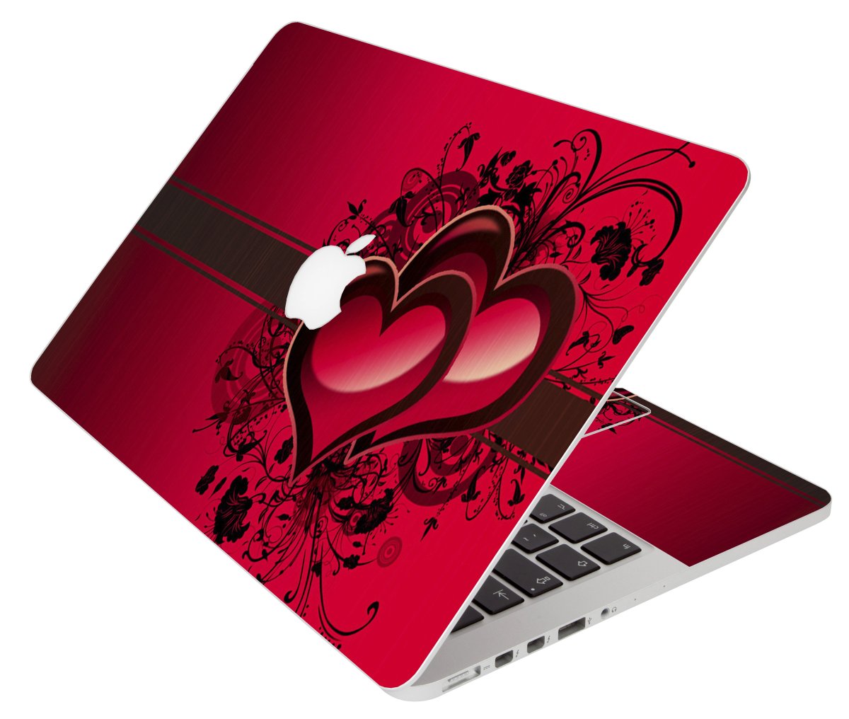 Love Heart Apple Macbook Pro 17 A1151 Laptop Skin