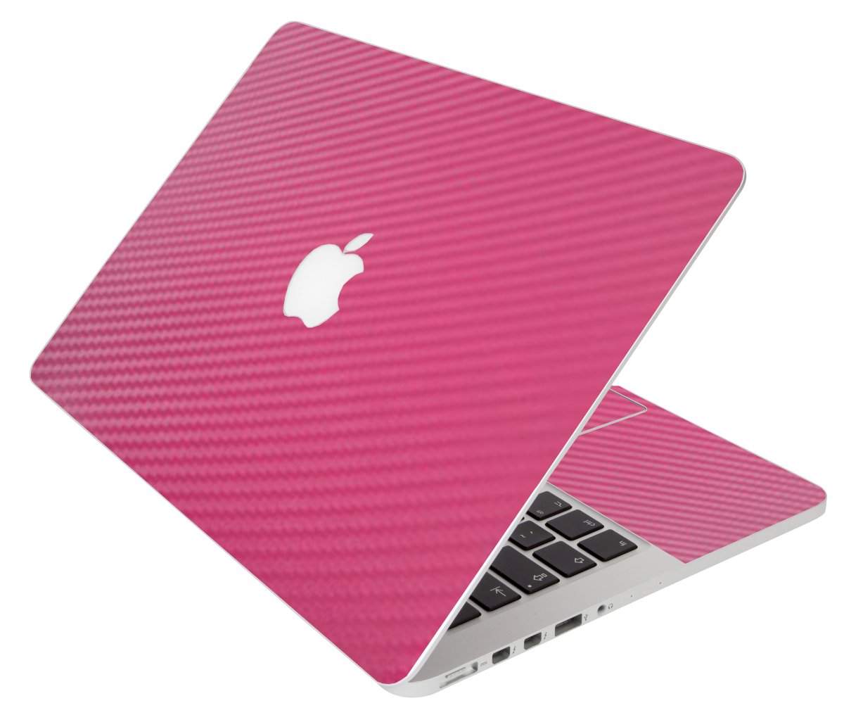 Pink Carbon Fiber Apple Macbook Pro 17 A1151 Laptop Skin