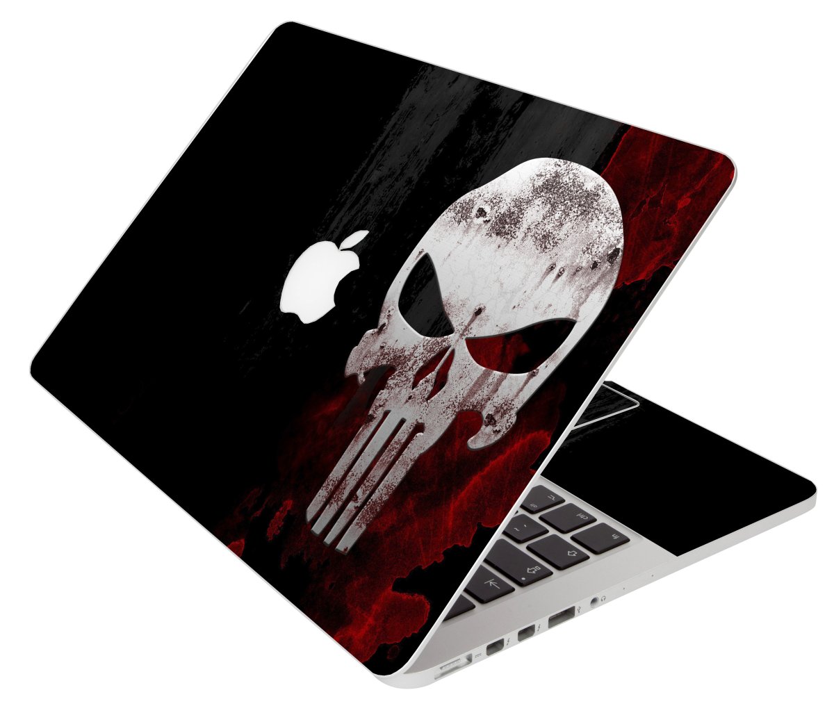 Punisher Skull Apple Macbook Pro 17 A1151 Laptop Skin