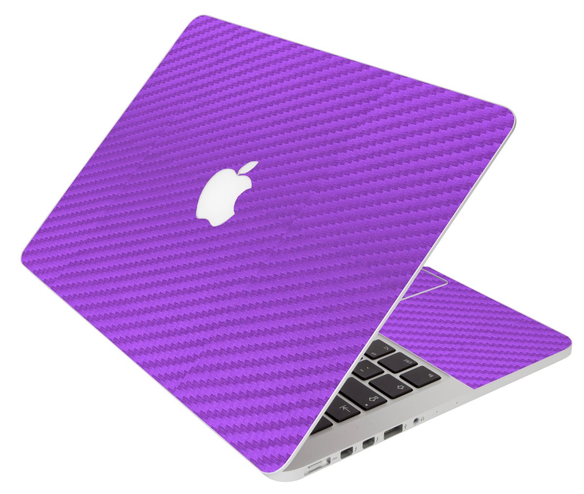 Purple Carbon Fiber Apple Macbook Pro 17 A1151 Laptop 
Skin