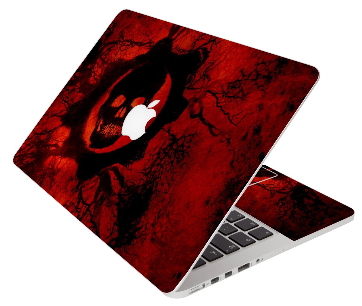 Dark Skull Apple Macbook Pro 17 A1297 Laptop Skin
