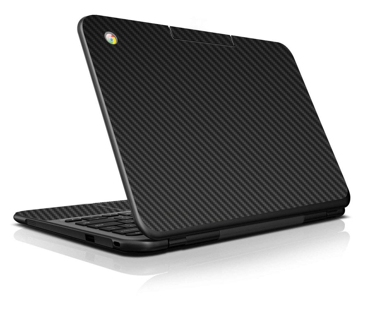 IBM/Lenovo Chromebook N21 BLACK CARBON FIBER Laptop Skin