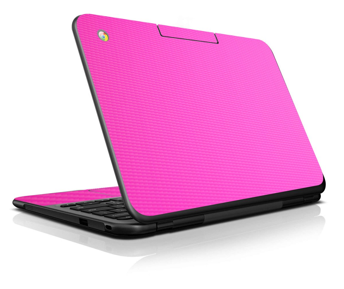 IBM/Lenovo Chromebook N21 PINK CARBON FIBER Laptop Skin