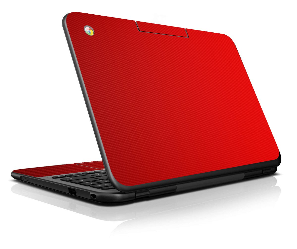 IBM/Lenovo Chromebook N21 RED CARBON FIBER Laptop Skin