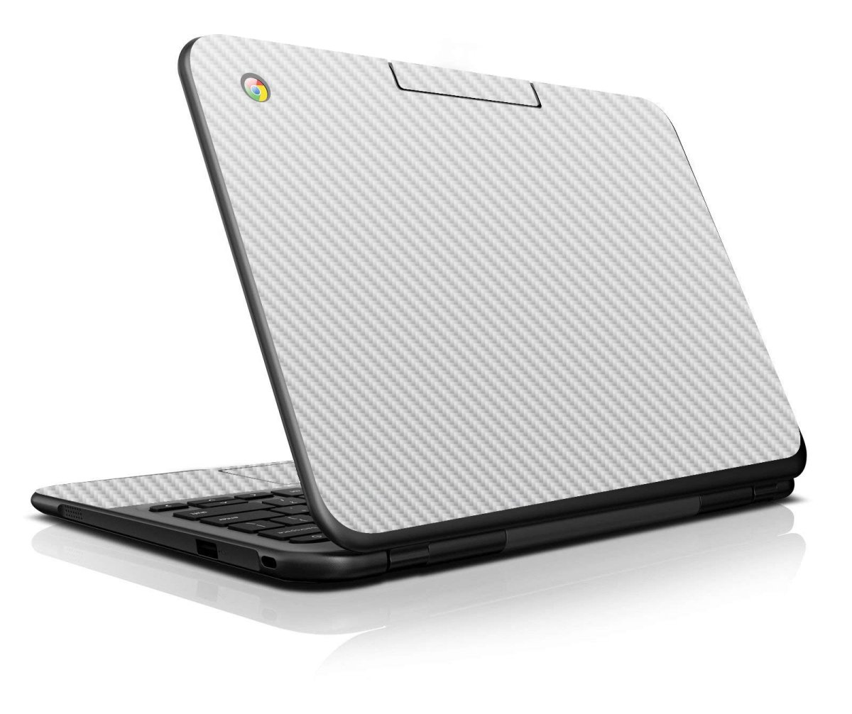 IBM/Lenovo Chromebook N21 WHITE CARBON FIBER Laptop Skin