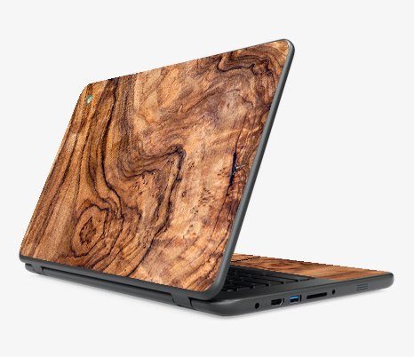 IBM/Lenovo Chromebook N42 OLIVE WOOD Laptop Skin