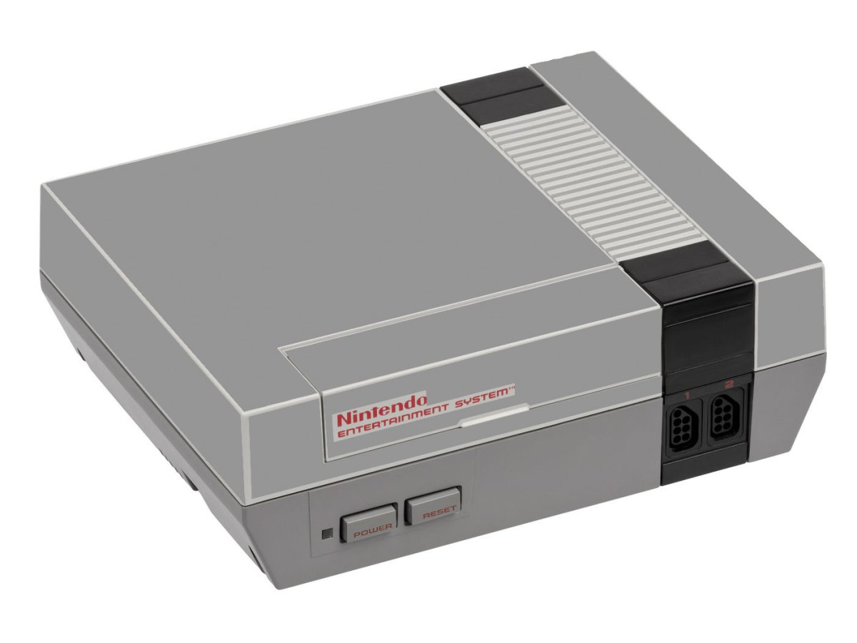 Nintendo NES GRAY SILVER Console Skin